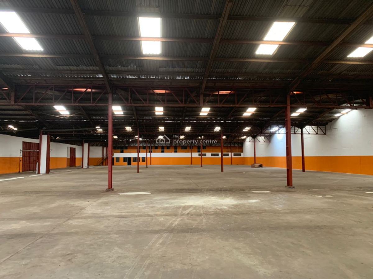 Warehouse Measuring 73,000sqft, Industrial Estate Off Acme Road, Ikeja, Lagos, Warehouse for Rent