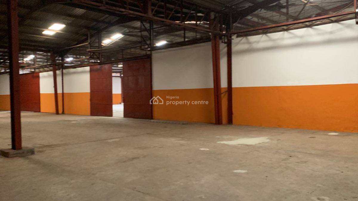Warehouse Measuring 73,000sqft, Industrial Estate Off Acme Road, Ikeja, Lagos, Warehouse for Rent