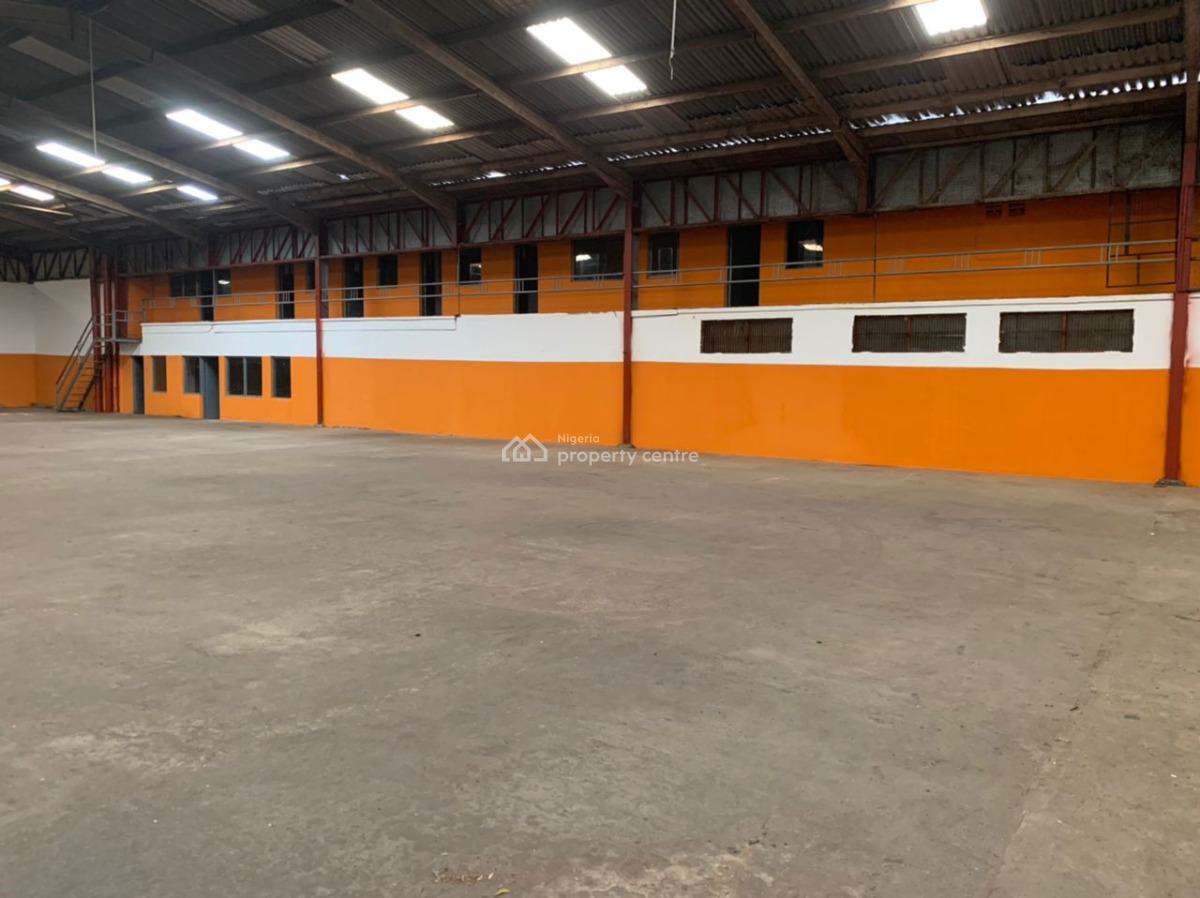 Warehouse Measuring 73,000sqft, Industrial Estate Off Acme Road, Ikeja, Lagos, Warehouse for Rent