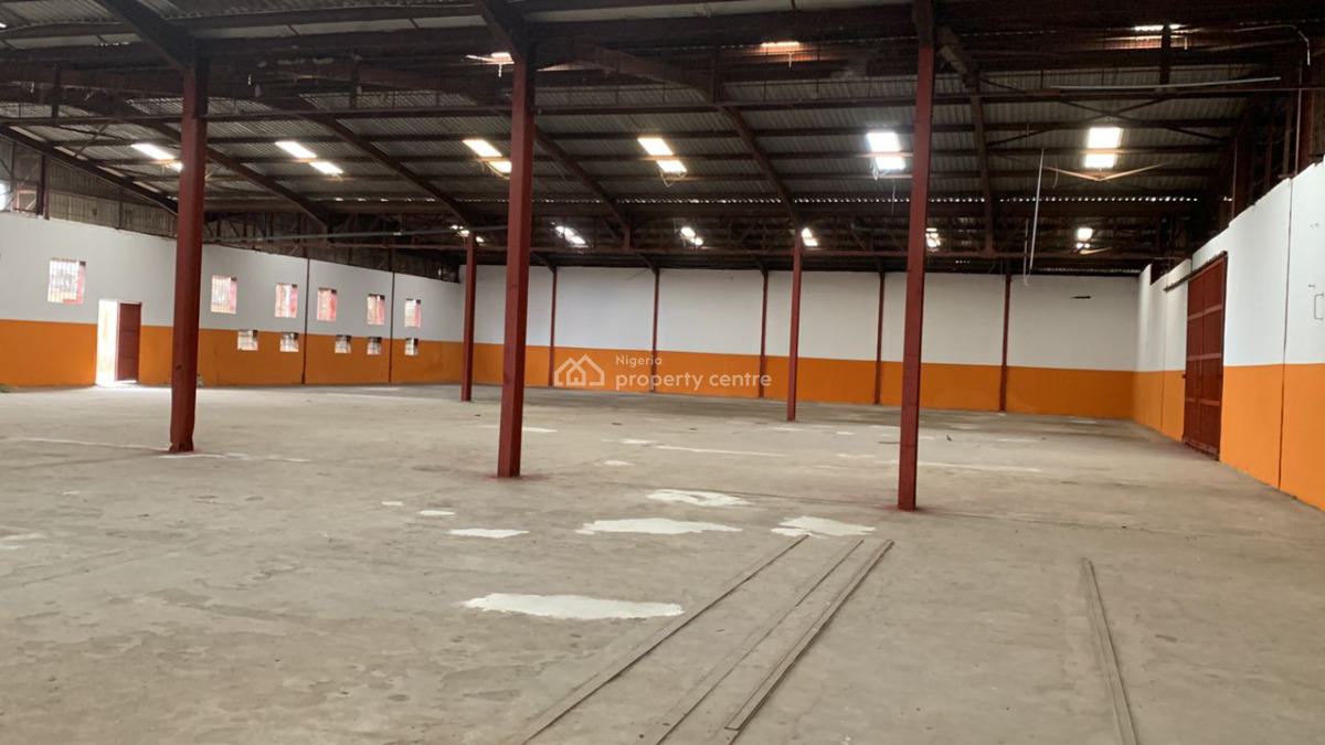 Warehouse Measuring 73,000sqft, Industrial Estate Off Acme Road, Ikeja, Lagos, Warehouse for Rent
