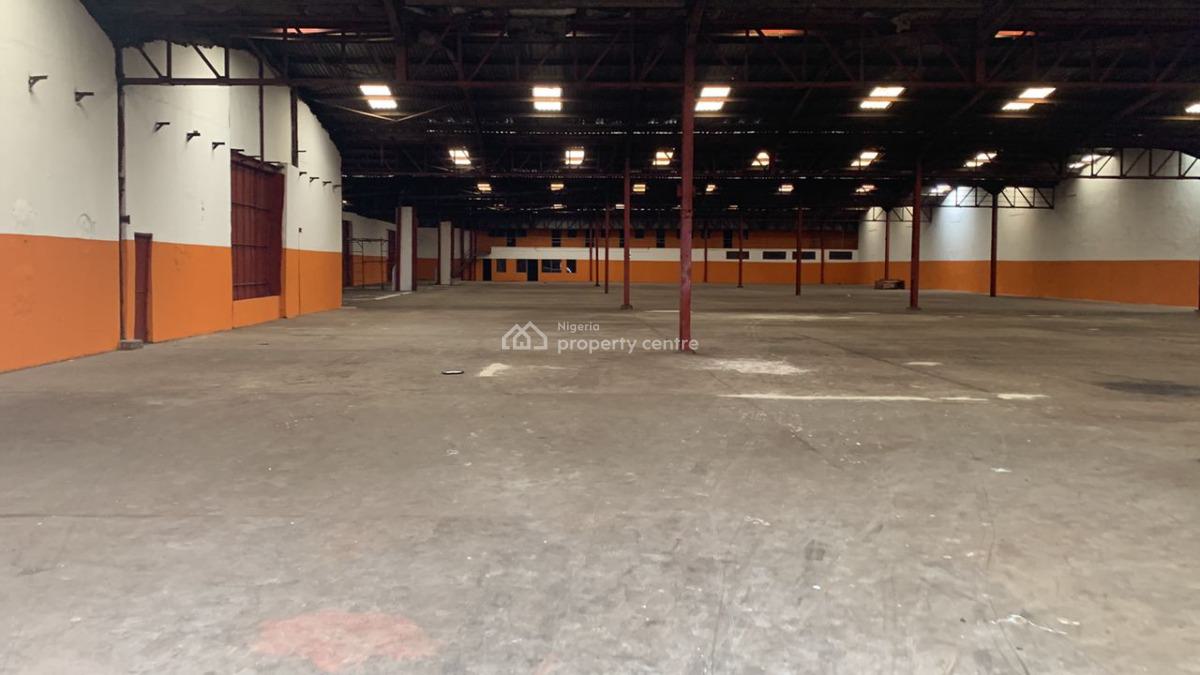 Warehouse Measuring 73,000sqft, Industrial Estate Off Acme Road, Ikeja, Lagos, Warehouse for Rent