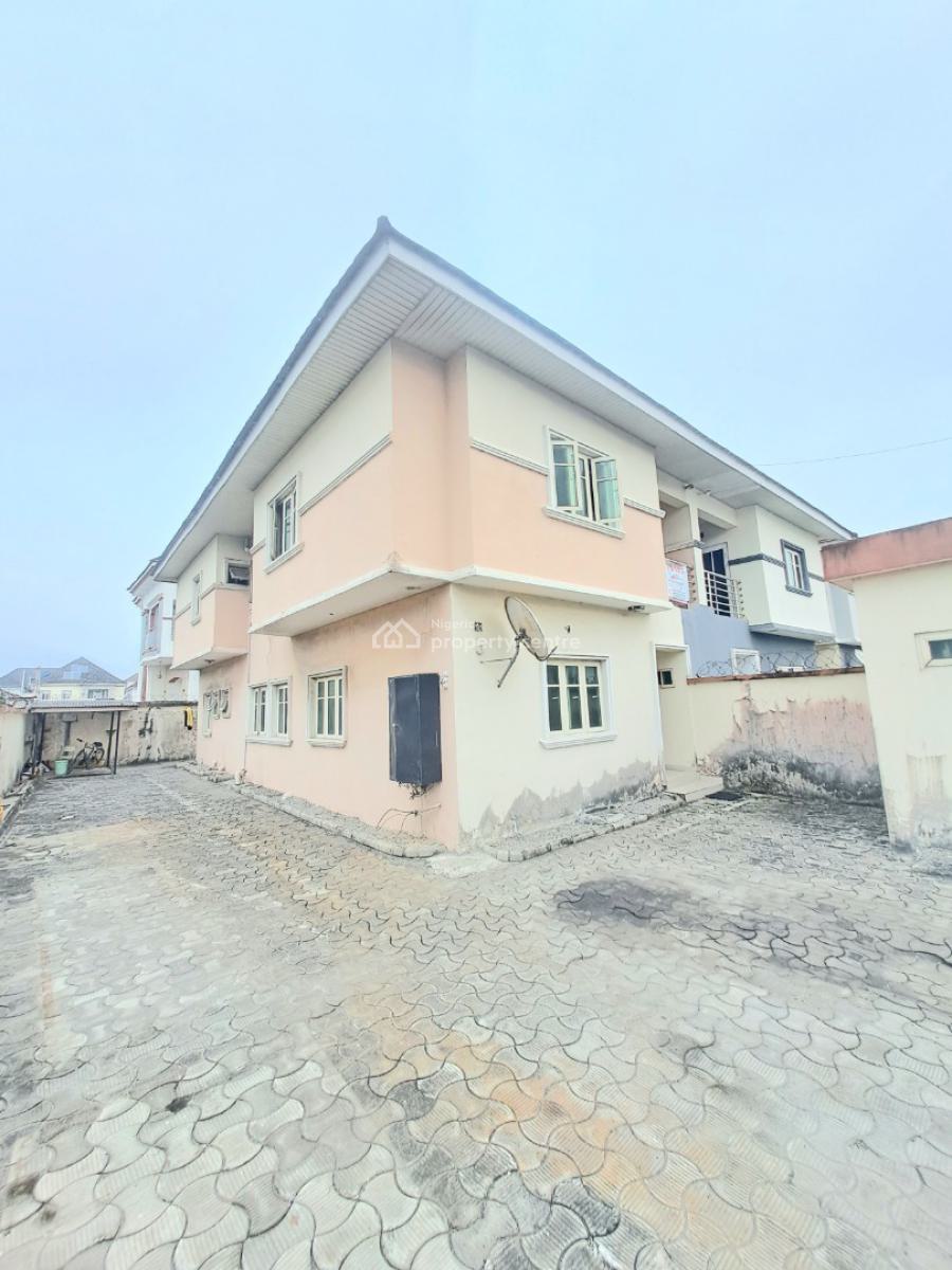 Well Built 4 Bedroom Semi Detached Duplex with Bq in a Gated Estate, Chevron Drive, Lekki, Lagos, Semi-detached Duplex for Rent