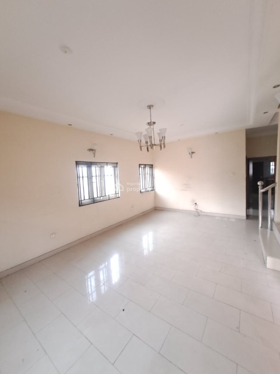 Well Built 4 Bedroom Semi Detached Duplex with Bq in a Gated Estate, Chevron Drive, Lekki, Lagos, Semi-detached Duplex for Rent