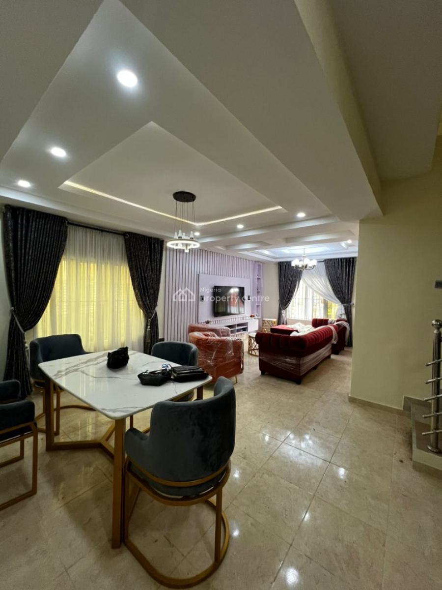 Fully Furnished 4 Bedroom Semi Detached Duplex with Bq & Ample Parking, Off Nike Art Gallery Road, Ikate, Lekki, Lagos, Semi-detached Duplex for Rent