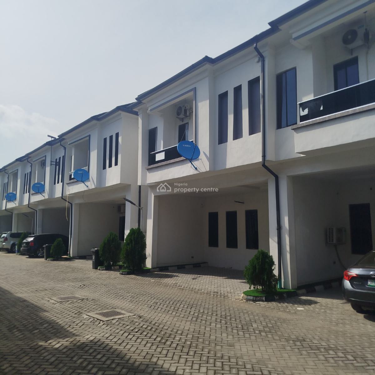 Nice 4 Bedroom Terrace Duplex, Harris Drive, Vgc, Lekki, Lagos, Terraced Duplex for Rent