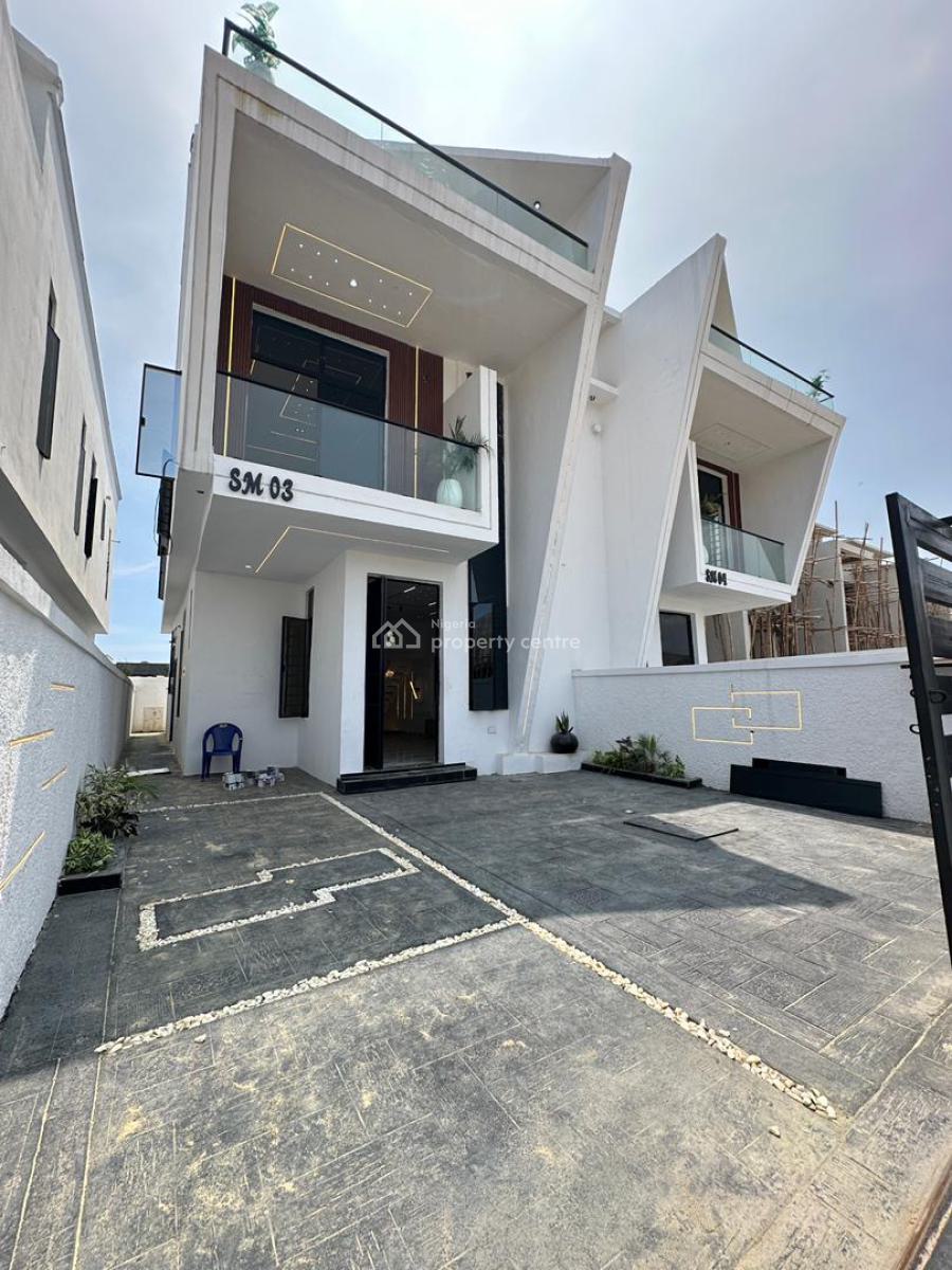 Outstanding Spacious 4 Bedroom Semi-detached Duplex with Bq, Ikota, Lekki, Lagos, Semi-detached Duplex for Sale