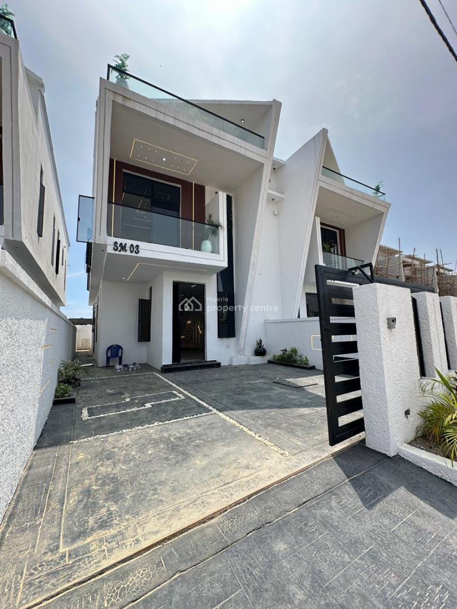 Outstanding Spacious 4 Bedroom Semi-detached Duplex with Bq, Ikota, Lekki, Lagos, Semi-detached Duplex for Sale