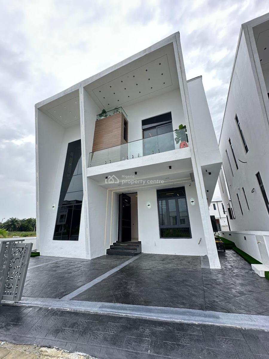 Exquisite Spacious 5 Bedroom Fully Detached Duplex with Bq, 2nd Toll Gate, Lekki, Lagos, Detached Duplex for Sale