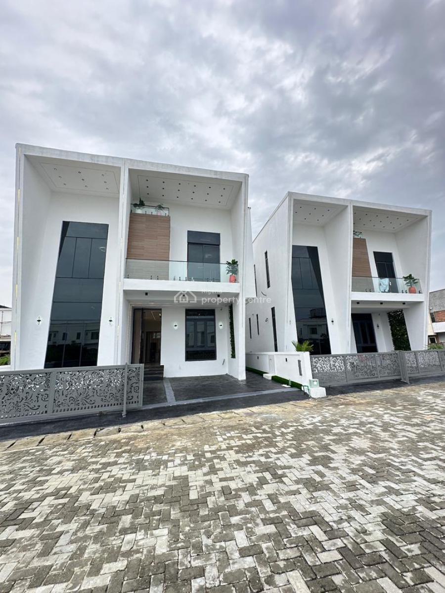 Exquisite Spacious 5 Bedroom Fully Detached Duplex with Bq, 2nd Toll Gate, Lekki, Lagos, Detached Duplex for Sale