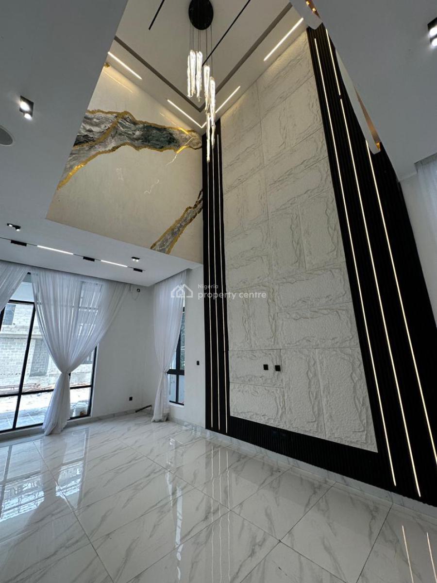 Exquisite Spacious 5 Bedroom Fully Detached Duplex with Bq, 2nd Toll Gate, Lekki, Lagos, Detached Duplex for Sale