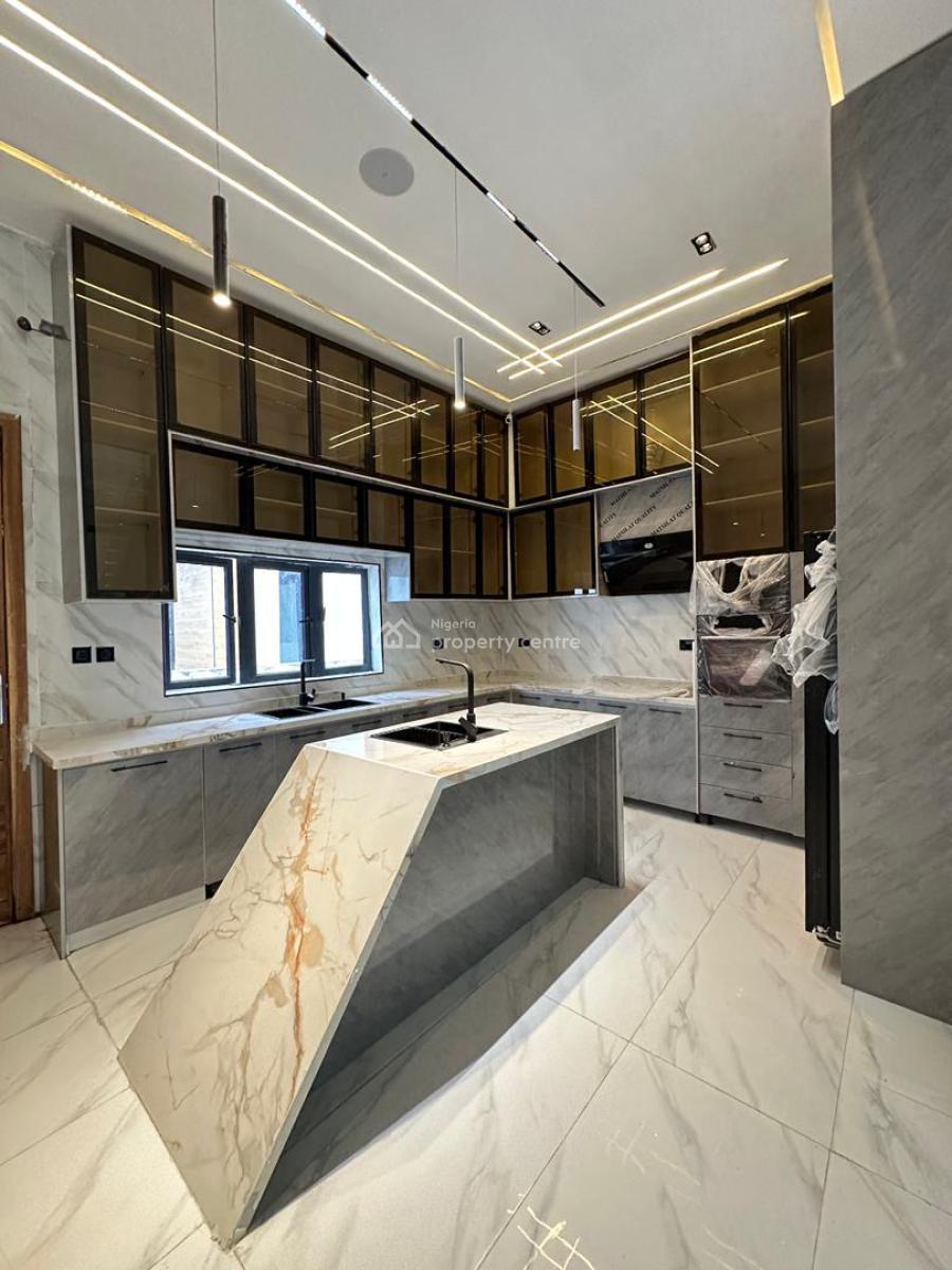 Exquisite Spacious 5 Bedroom Fully Detached Duplex with Bq, 2nd Toll Gate, Lekki, Lagos, Detached Duplex for Sale