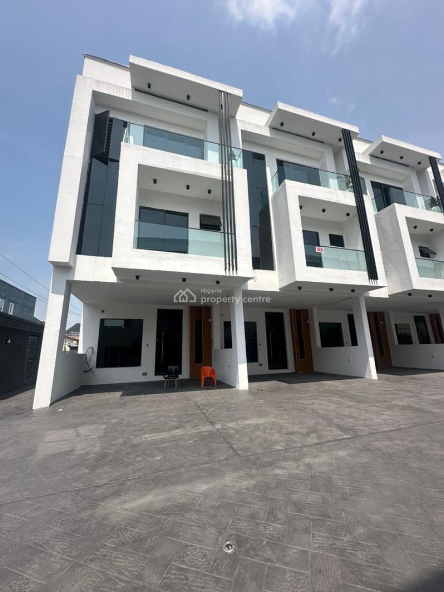 Luxurious 4 Bedroom Terrace Duplex with Swimming Pool, Rooftop Terrace, Osapa London, Osapa, Lekki, Lagos, Terraced Duplex for Sale