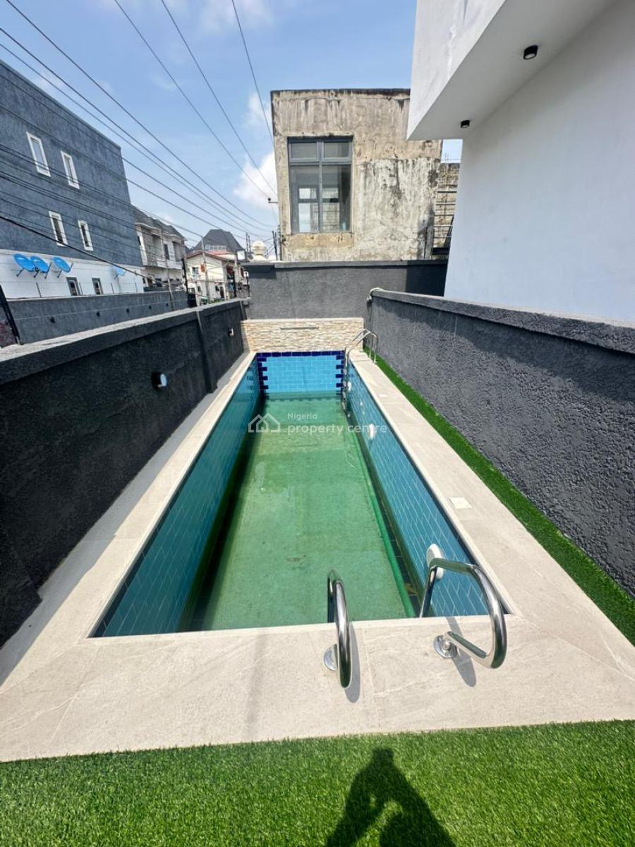Luxurious 4 Bedroom Terrace Duplex with Swimming Pool, Rooftop Terrace, Osapa London, Osapa, Lekki, Lagos, Terraced Duplex for Sale