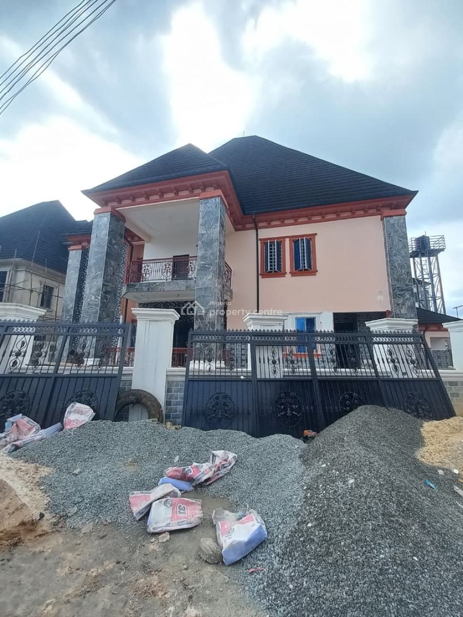 Newly Built 7 Bedroom Duplex with 2 Room Bq, Naf Harmony Estate, Eliozu, Port Harcourt, Rivers, Detached Duplex for Sale