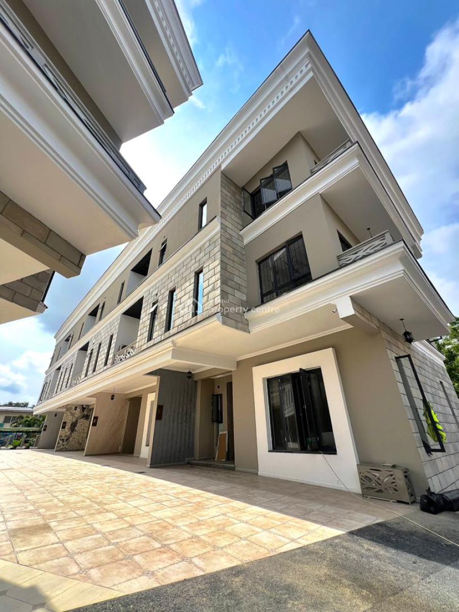 Luxury 5 Bedroom Terrace with Bq, Swimming Pool, Gym & an Open Lounge, Parkview, Ikoyi, Lagos, Terraced Duplex for Rent