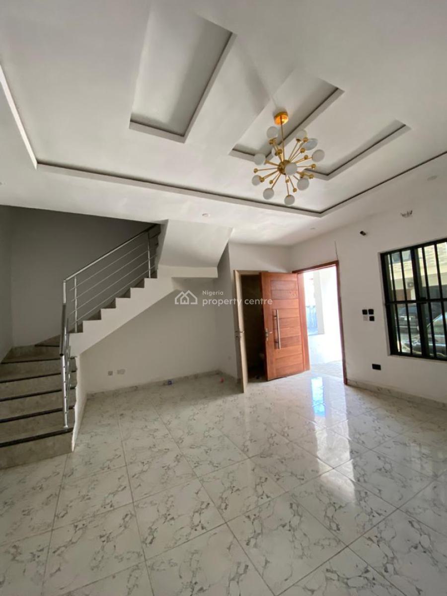 Spacious 4 Bedroom Terrace Duplex in a Secured Estate, Vgc, Lekki, Lagos, Terraced Duplex for Rent