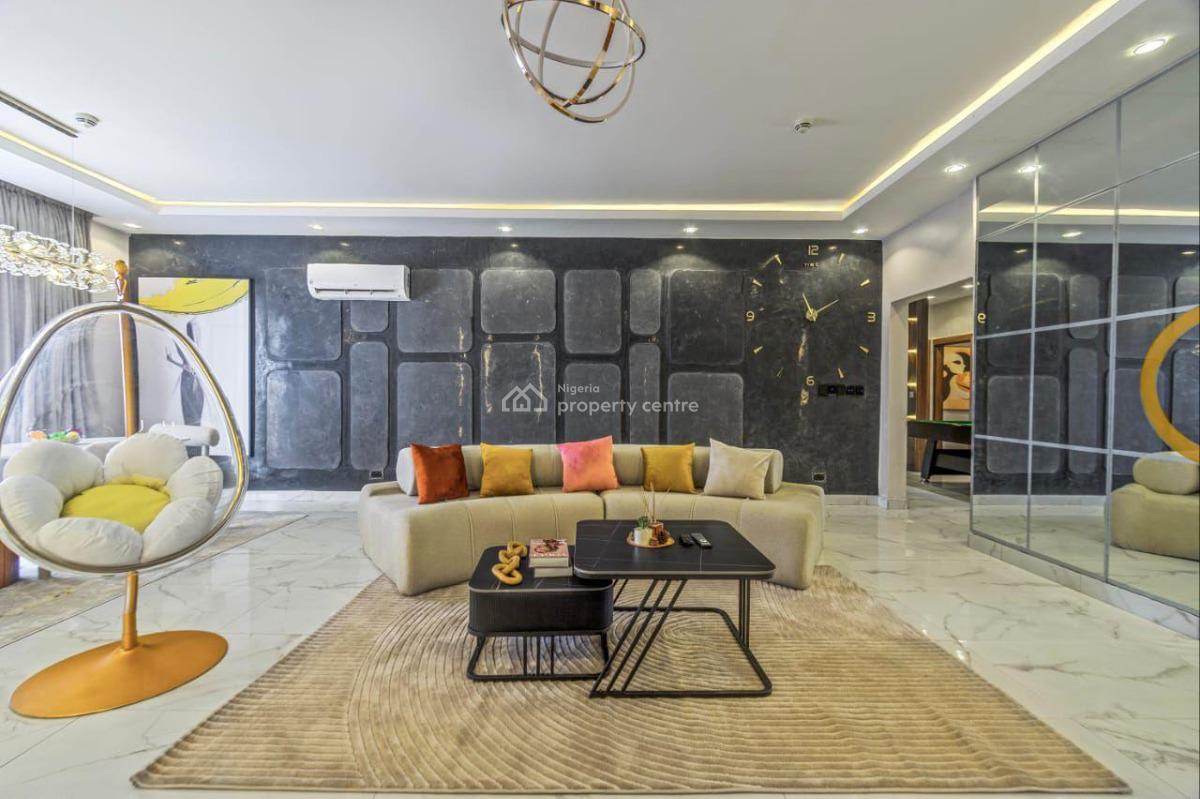 Luxurious 3 Bedroom with Pool, Gym, and Snooker, Periwinkle Residence, Oxygen Condos,, Lekki Phase 1, Lekki, Lagos, Flat / Apartment Short Let