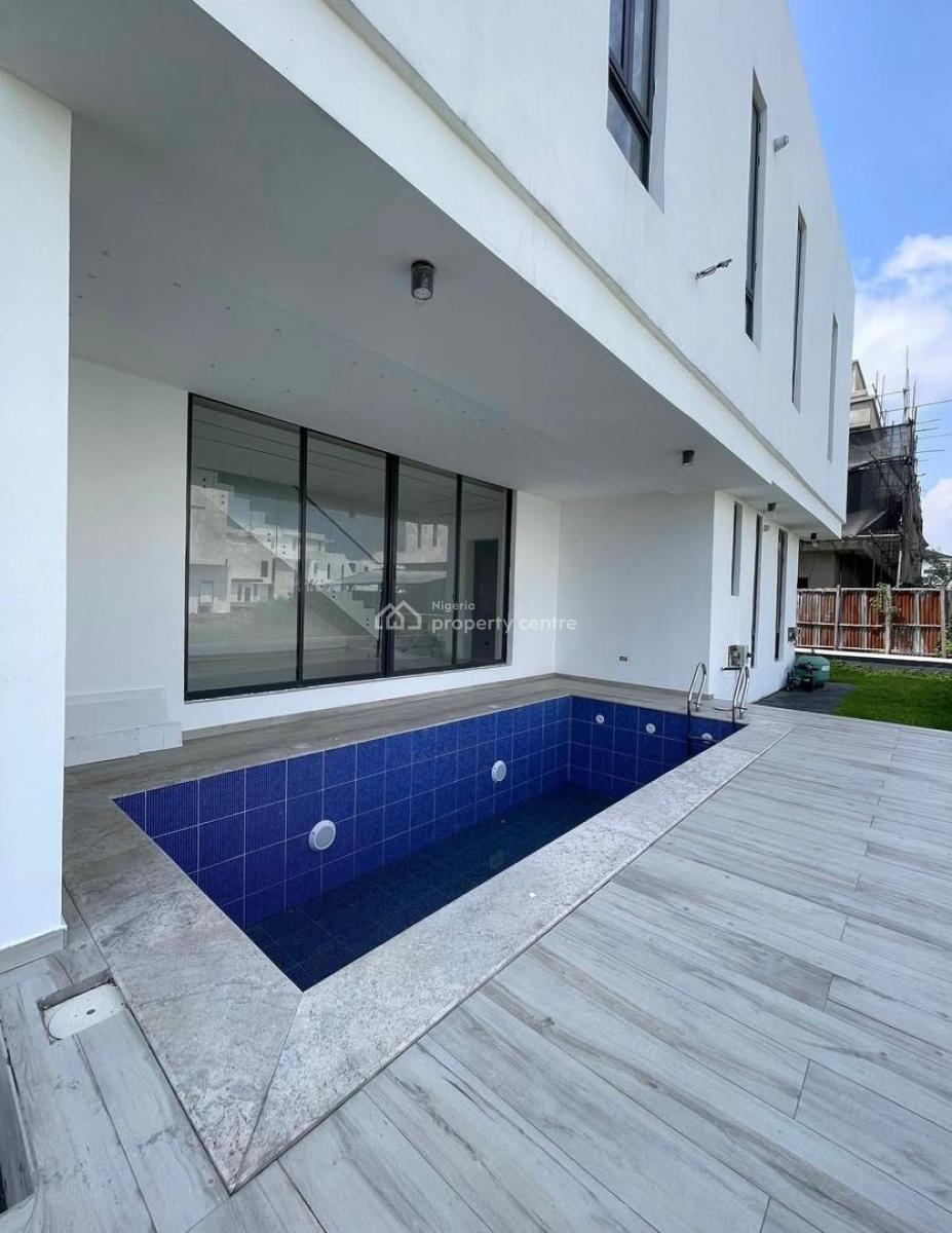Luxury 5 Bedroom with Pool & Bq, Cowrie Creek Estate, Ikate, Lekki, Lagos, Semi-detached Duplex for Sale