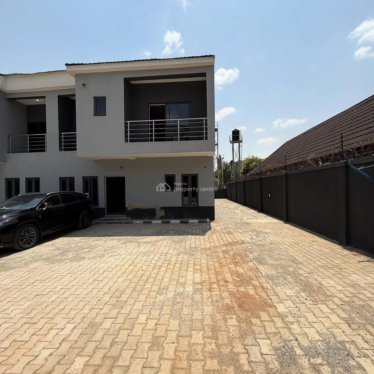Well Built 4 Bedroom Terrace Duplex Corner Unit + 1 Bq, Kado, Abuja, Terraced Duplex for Rent