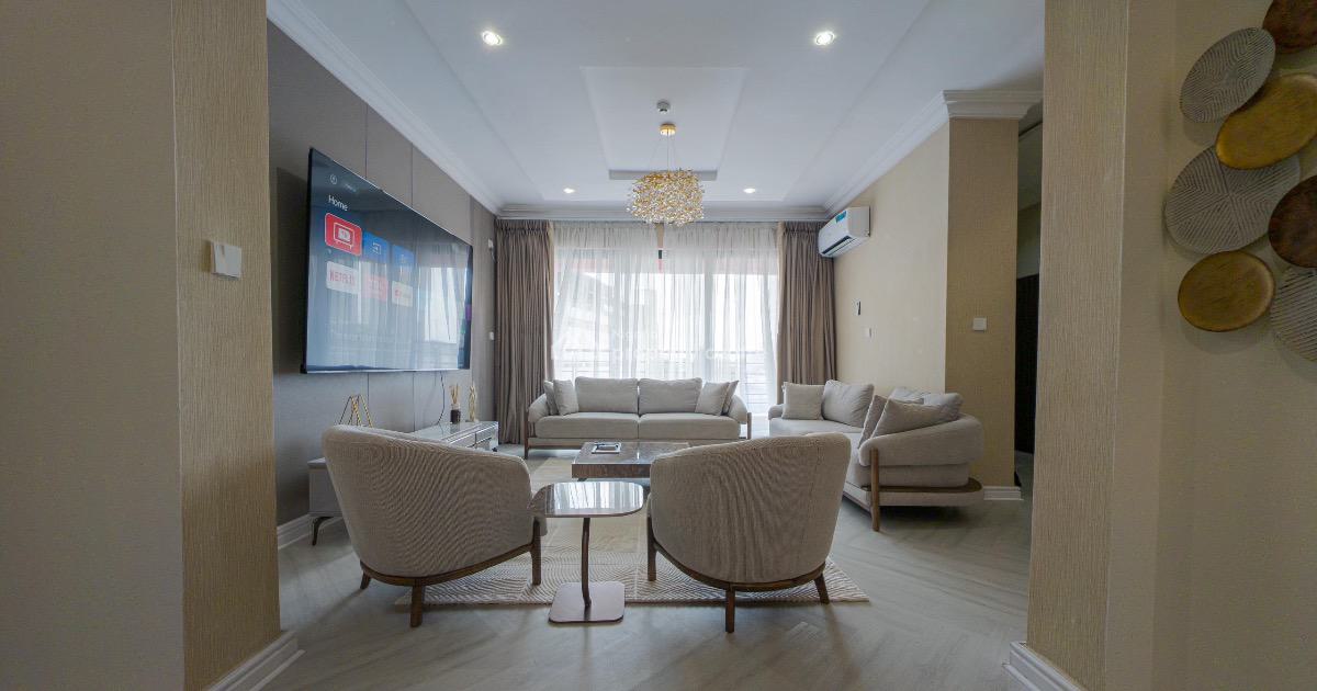 Luxury 3 Bedroom with Pool, Victoria Island (vi), Lagos, Flat / Apartment Short Let