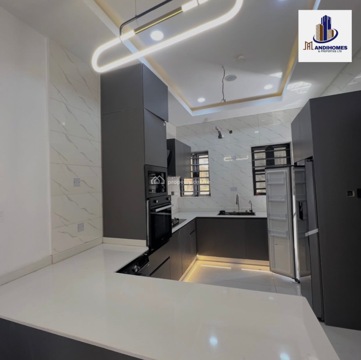 4 Bedroom Detached Duplex with a Box Room and Swimming Pool, Sangotedo, Ajah, Lagos, Detached Duplex for Sale