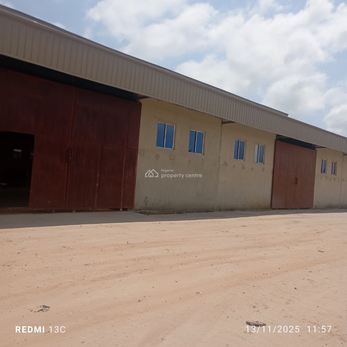 Large Bay Wharehouse in an Industrialized Area, Lekki Free Trade Zone, Lekki, Lagos, Warehouse for Rent