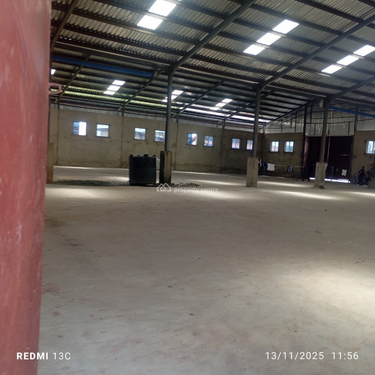 Large Bay Wharehouse in an Industrialized Area, Lekki Free Trade Zone, Lekki, Lagos, Warehouse for Rent
