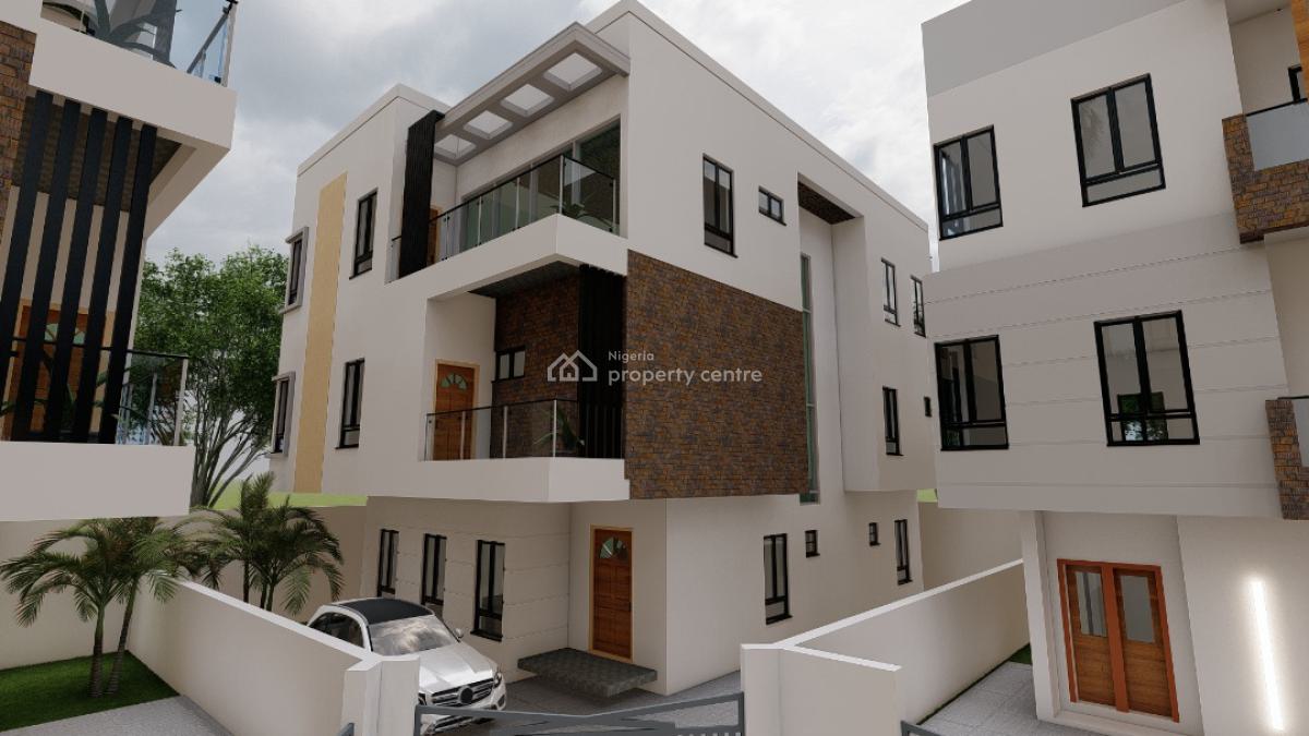 Modern Designed 5 Bedroom Detached House. Off Plan, Bush Street, Maryland, Lagos, Detached Duplex for Sale