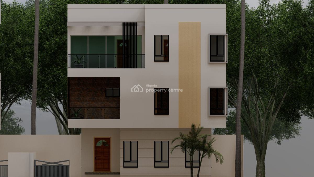 Modern Designed 5 Bedroom Detached House. Off Plan, Bush Street, Maryland, Lagos, Detached Duplex for Sale