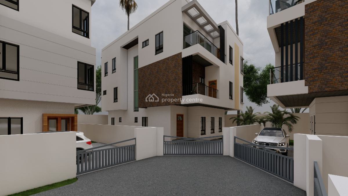 Modern Designed 5 Bedroom Detached House. Off Plan, Bush Street, Maryland, Lagos, Detached Duplex for Sale