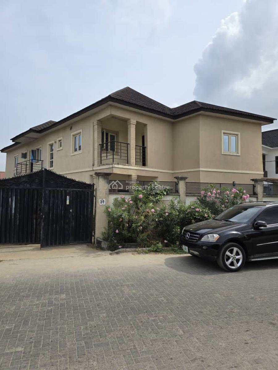 Super Spacious and Clean 2 Units of 4 Bedroom Duplex Each, Greenville Estate, Badore, Ajah, Lagos, Semi-detached Duplex for Sale