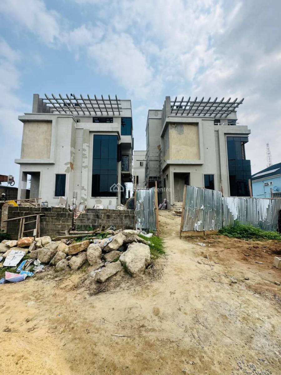 Newly Built 4 Bedroom Fully Detached Duplex with Bq, Surulere, Lagos, Detached Duplex for Sale