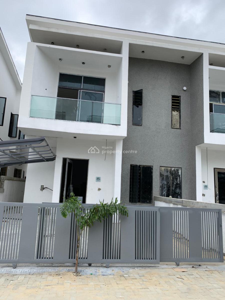 Luxury 4 Bedroom Semi Detached Duplex with Bq, Orchid Road, Lekki, Lagos, Semi-detached Duplex for Rent