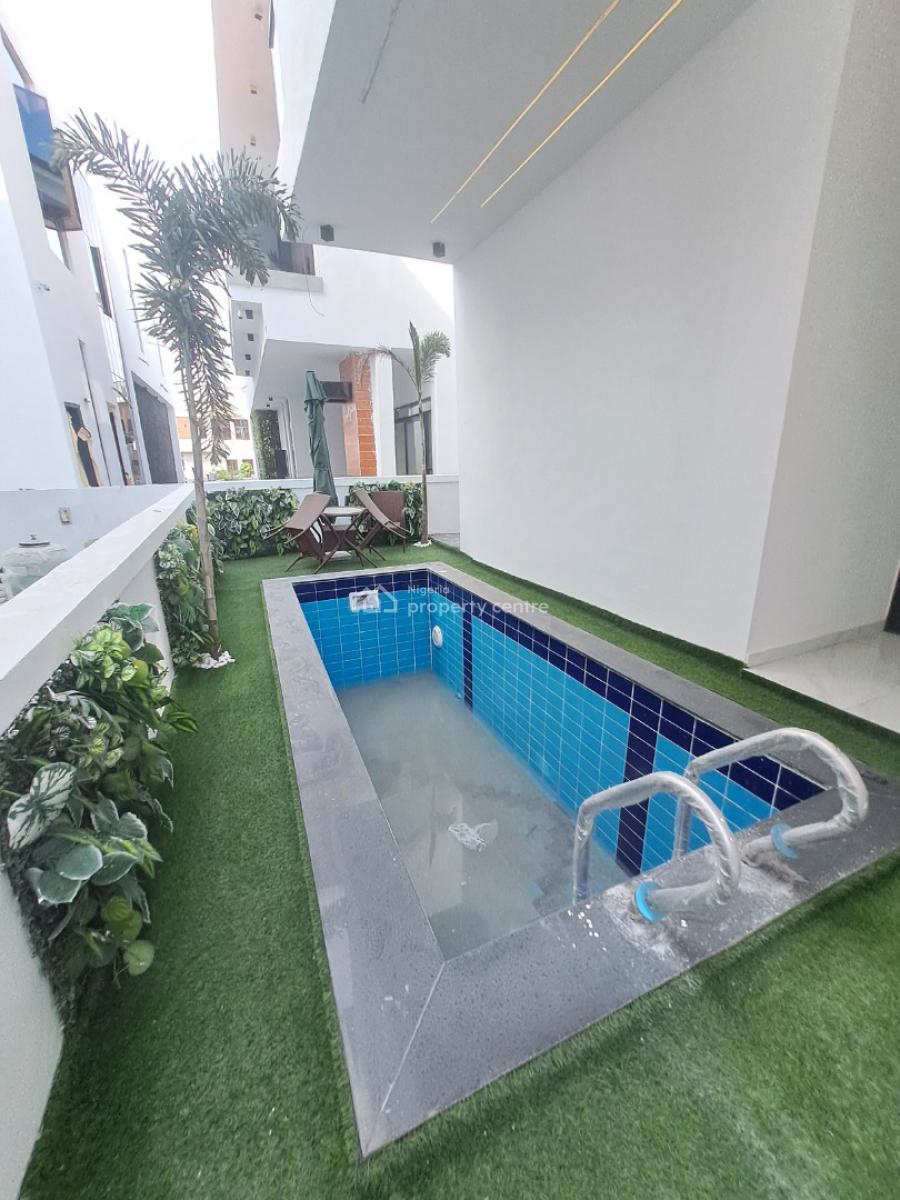 Newly Built 5 Bedroom Detached with Bq & Pool in a Gated Estate, Chevron, Lekki, Lagos, Detached Duplex for Sale