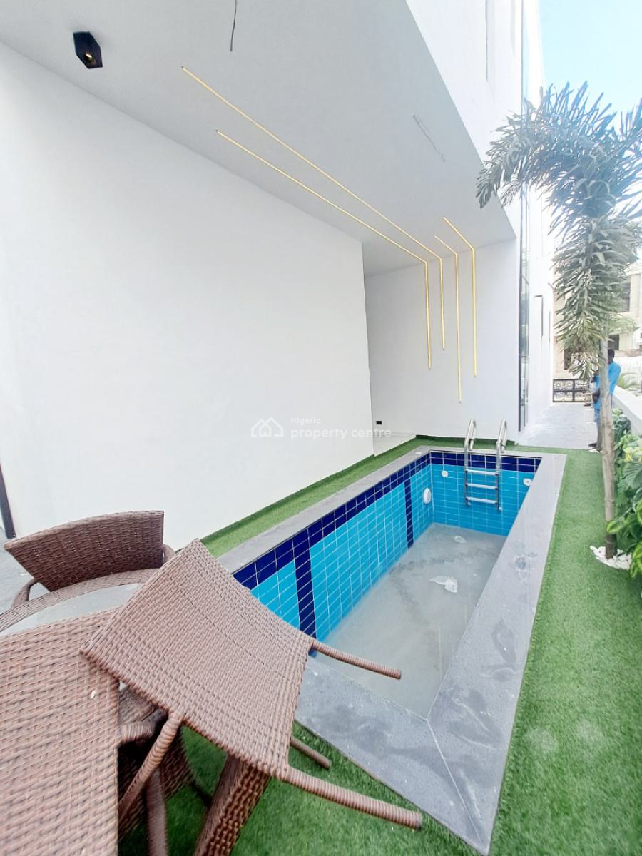 Newly Built 5 Bedroom Detached with Bq & Pool in a Gated Estate, Chevron, Lekki, Lagos, Detached Duplex for Sale