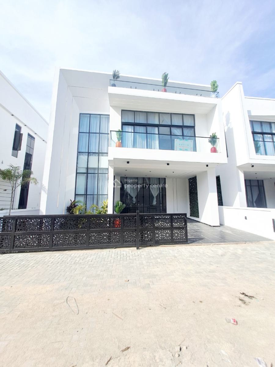 Newly Built 5 Bedroom Detached with Bq & Pool in a Gated Estate, Chevron, Lekki, Lagos, Detached Duplex for Sale