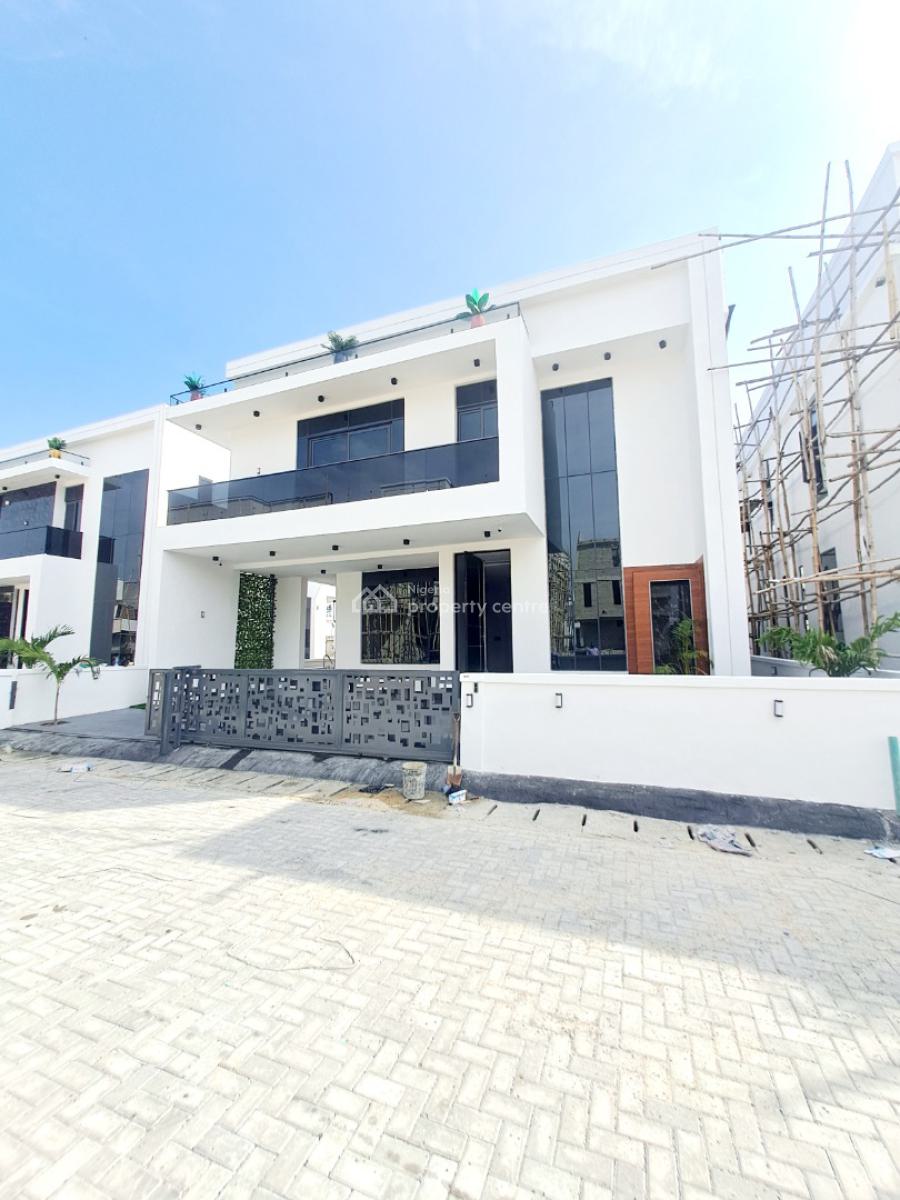 Newly Built 5 Bedroom Detached with Bq, Cinema, Pool, Chevron, Lekki, Lagos, Detached Duplex for Sale