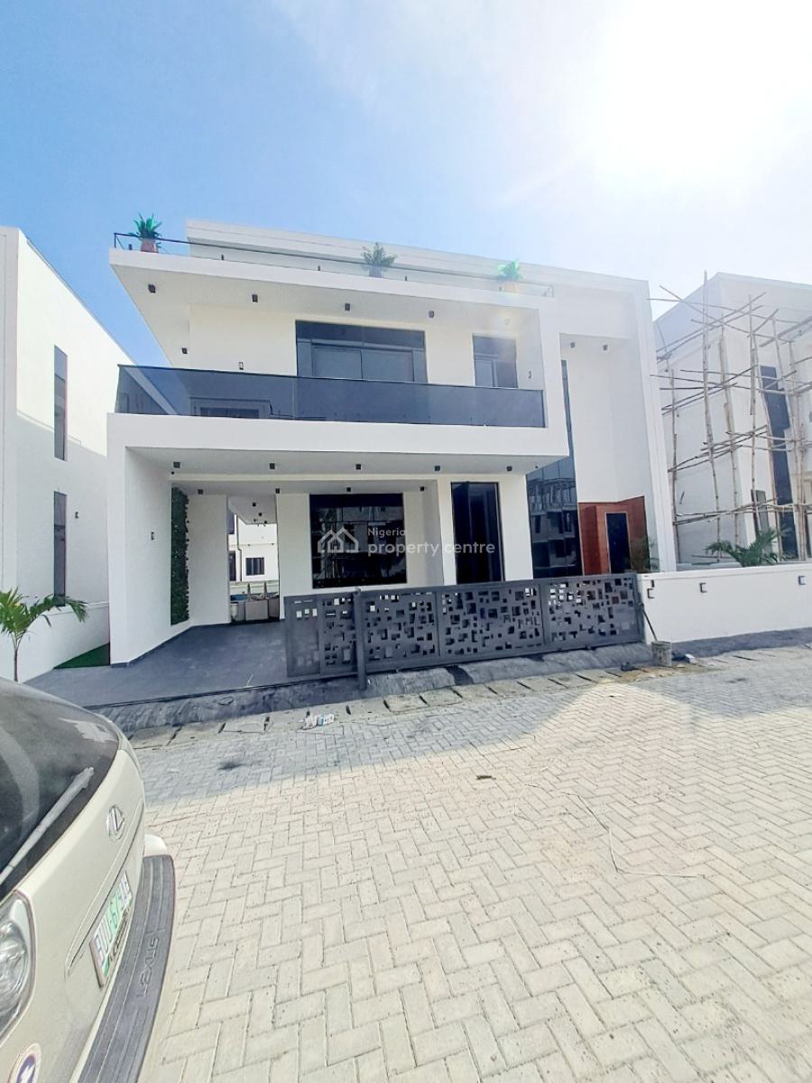 Newly Built 5 Bedroom Detached with Bq, Cinema, Pool, Chevron, Lekki, Lagos, Detached Duplex for Sale
