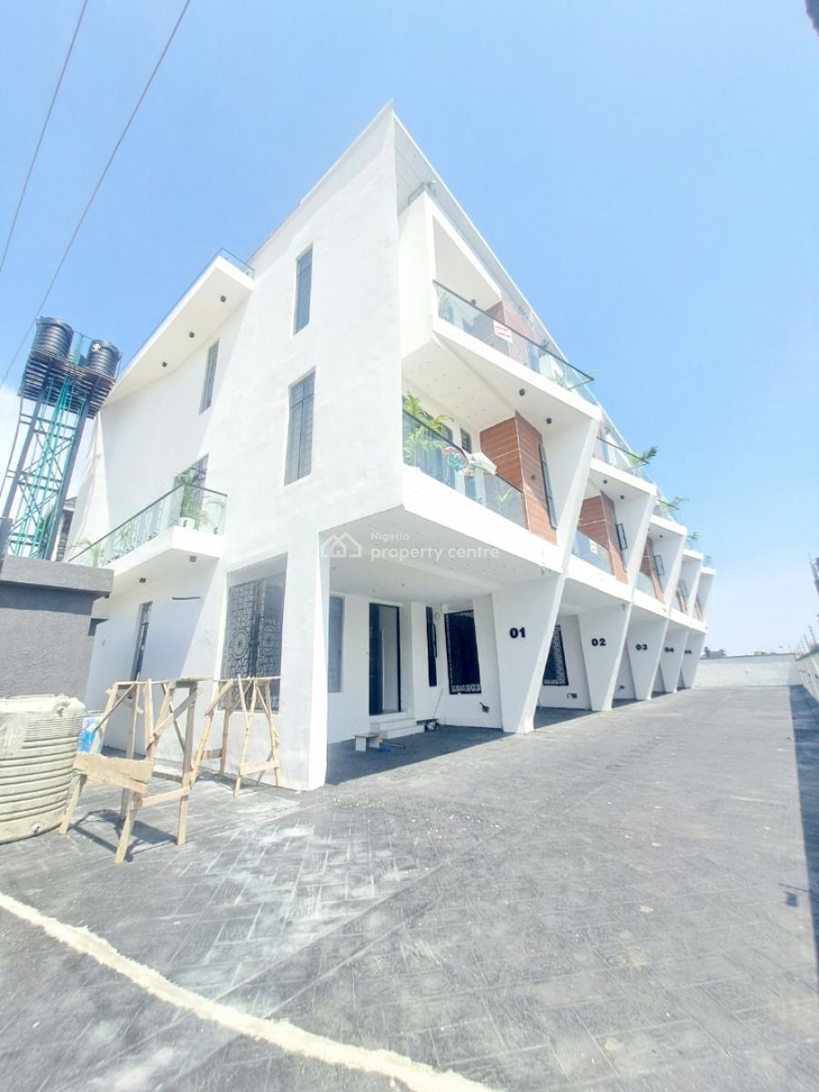 Newly Built 5 Units of 4 Bedroom Terrace with Bq, Ikate, Lekki, Lagos, Terraced Duplex for Sale