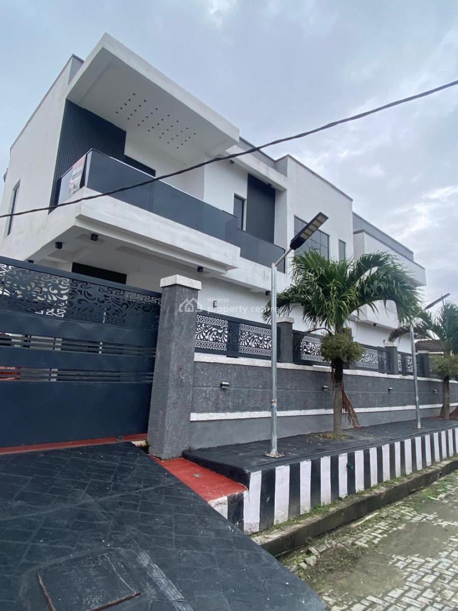 4 Bedroom Detached Duplex with Bq & Double Gate in Well Secured Estate, Thomas Estate, Ajiwe, Ajah, Lagos, Detached Duplex for Sale