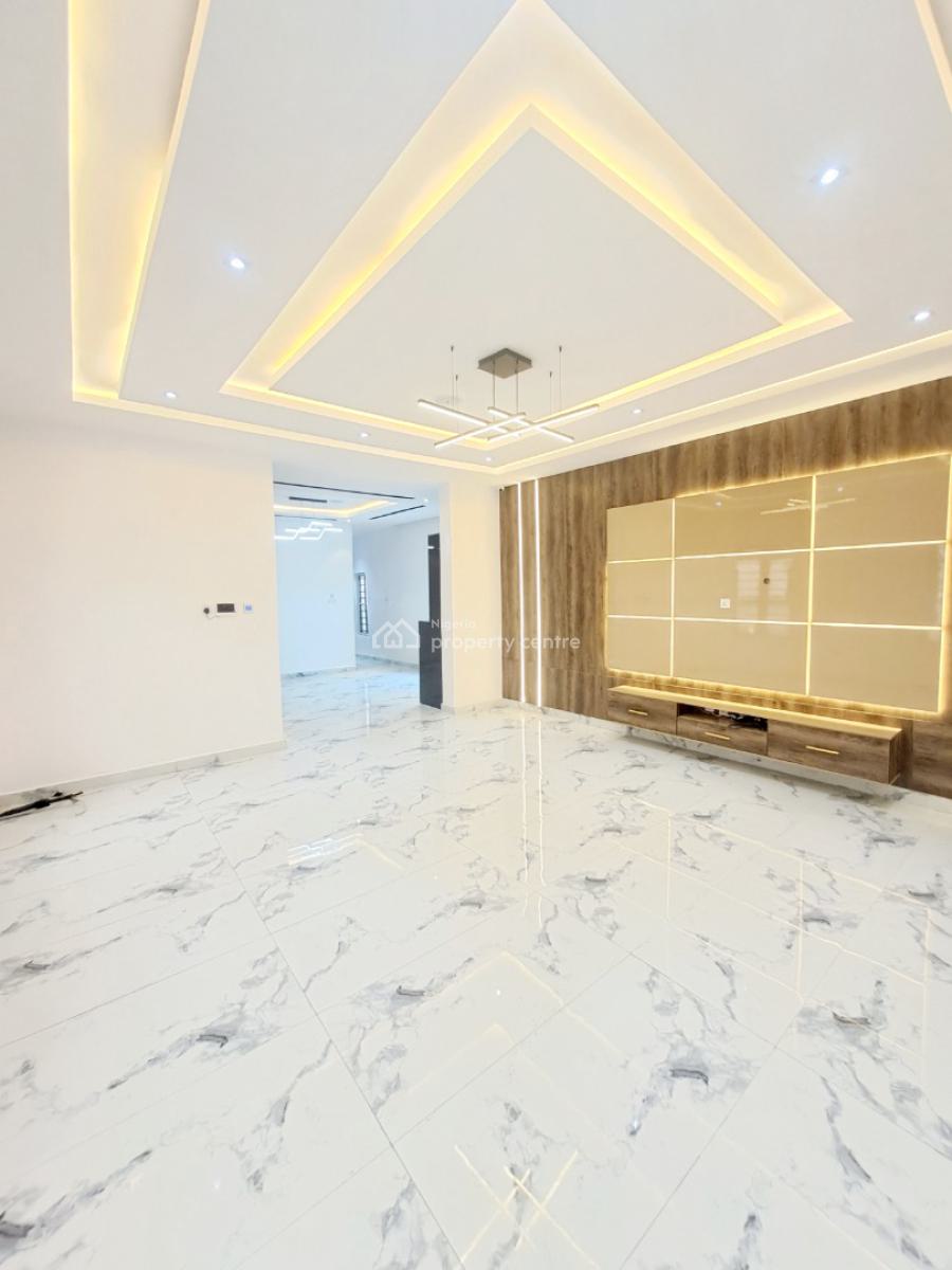 Newly Built 5 Bedroom Detached with 2 Room Bq, Pool Cinema & Gym Room, Chevron Drive, Lekki, Lagos, Detached Duplex for Sale