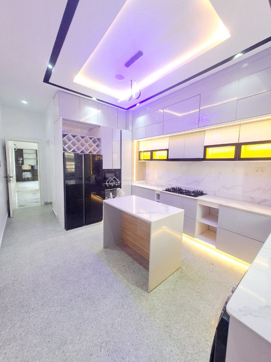 Newly Built 5 Bedroom Detached with 2 Room Bq, Pool Cinema & Gym Room, Chevron Drive, Lekki, Lagos, Detached Duplex for Sale