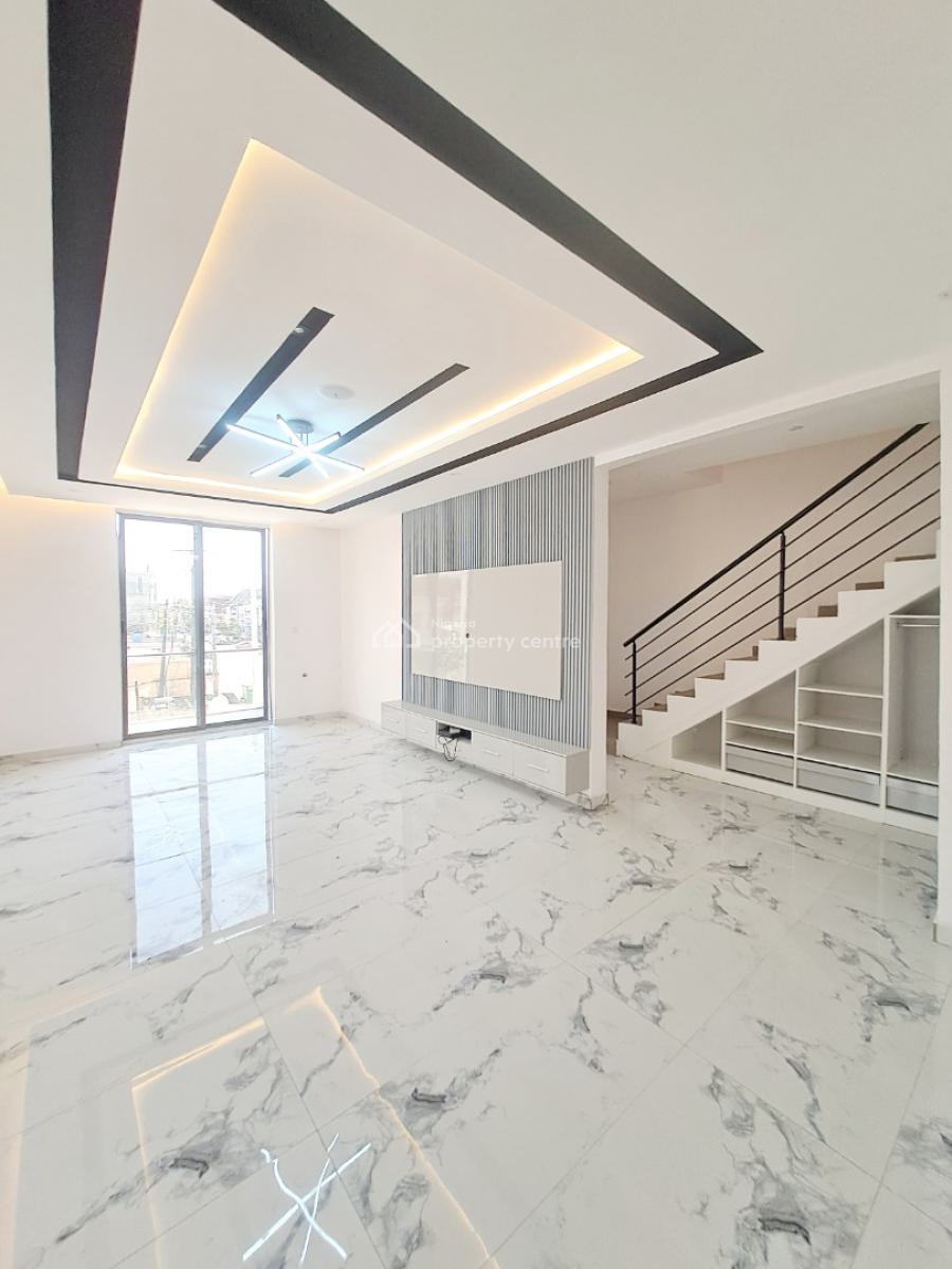 Newly Built 5 Bedroom Detached with 2 Room Bq, Pool Cinema & Gym Room, Chevron Drive, Lekki, Lagos, Detached Duplex for Sale