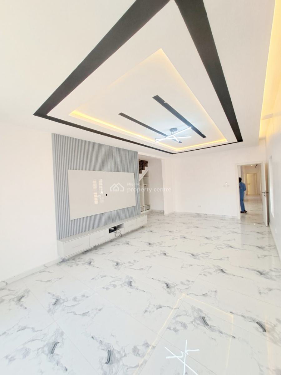 Newly Built 5 Bedroom Detached with 2 Room Bq, Pool Cinema & Gym Room, Chevron Drive, Lekki, Lagos, Detached Duplex for Sale