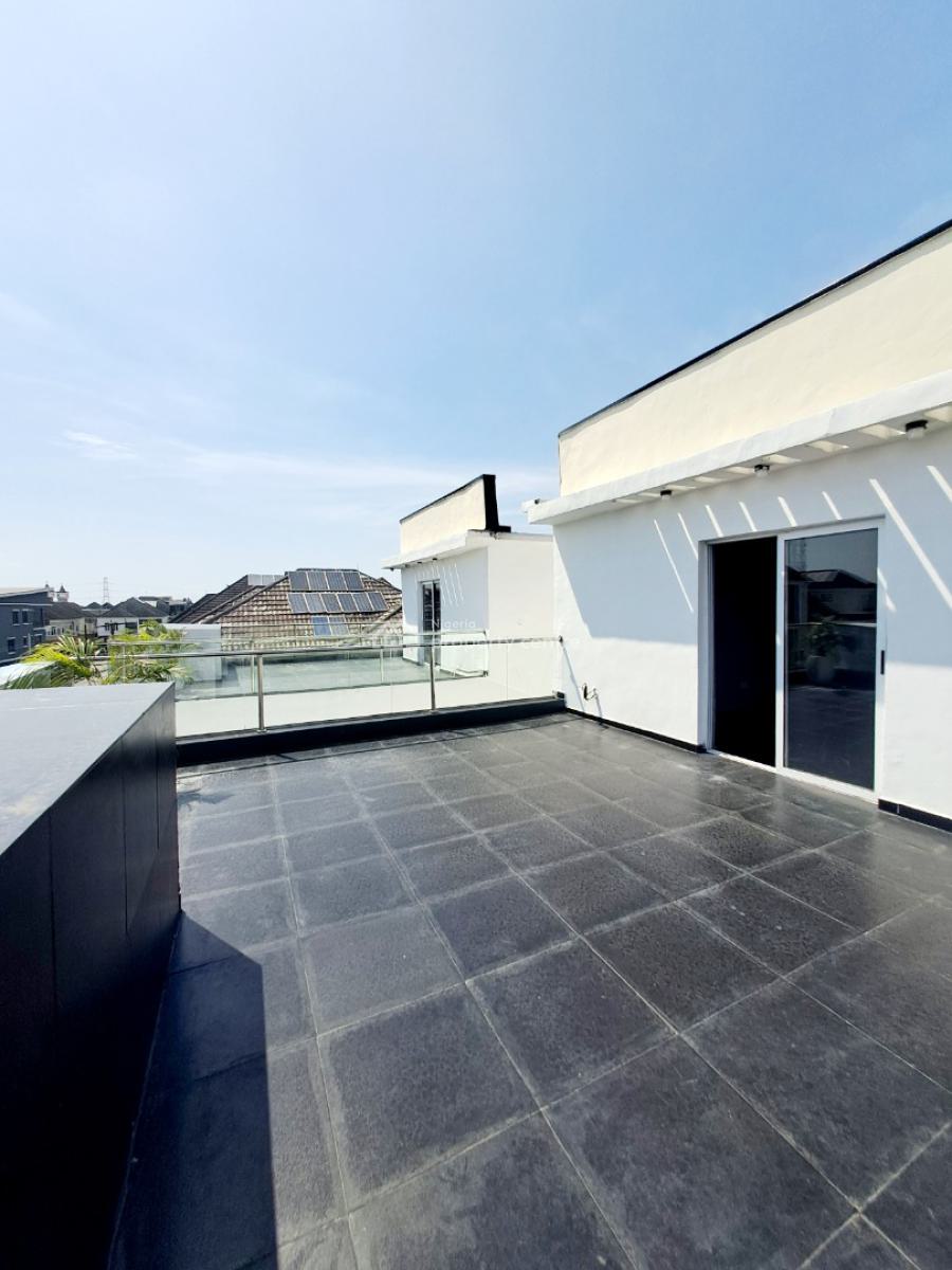 Newly Built 5 Bedroom Detached with 2 Room Bq, Pool Cinema & Gym Room, Chevron Drive, Lekki, Lagos, Detached Duplex for Sale