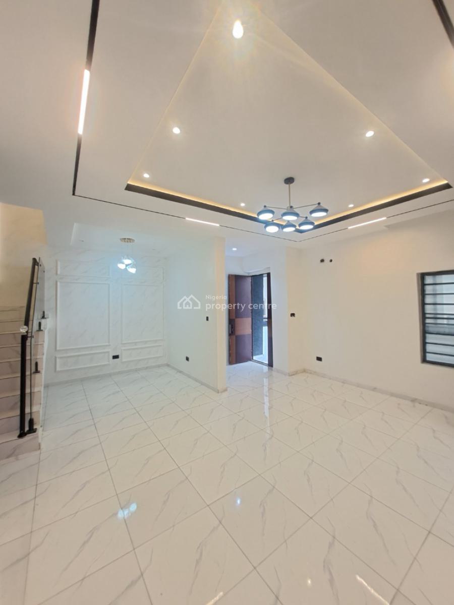 Newly Built 4 Bedroom Semi-detached with Bq, Chevron Drive, Lekki, Lagos, Semi-detached Duplex for Sale