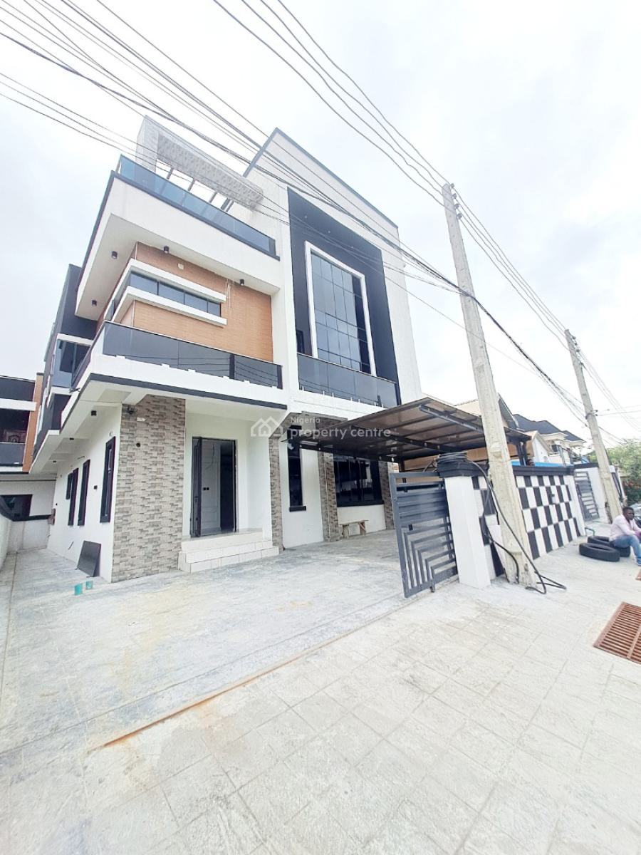 Newly Built 4 Bedroom Detached with Bq, Chevron Drive, Lekki, Lagos, Detached Duplex for Sale