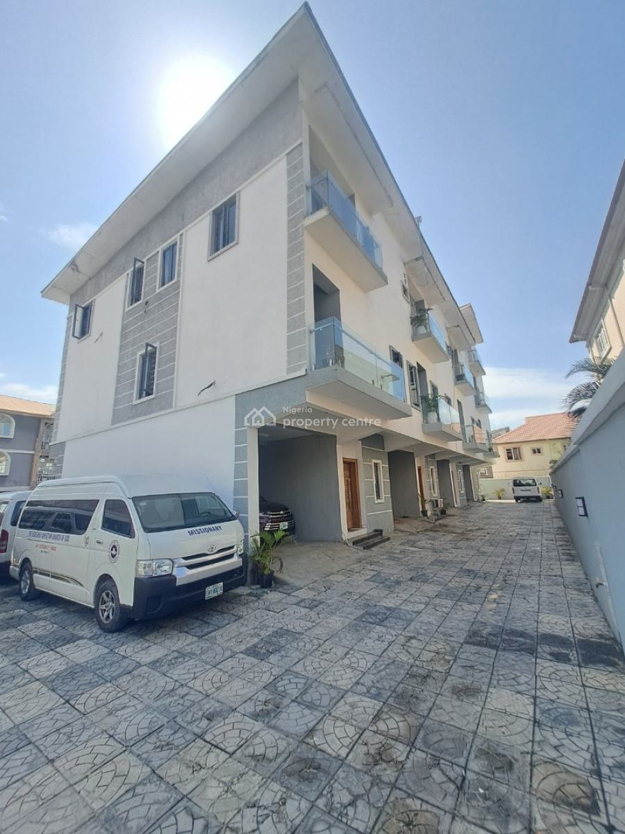 Newly Built 4 Bedroom Terrace with Bq in Serene Environment, By Salem, Ikate, Lekki, Lagos, Terraced Duplex for Rent