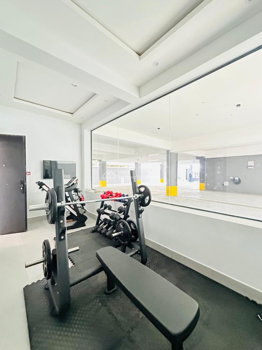 Cozy 2bedroom Apartment Apartment with Bq ,elevator & Gym, Lekki Phase 1, Lekki, Lagos, Flat / Apartment for Rent