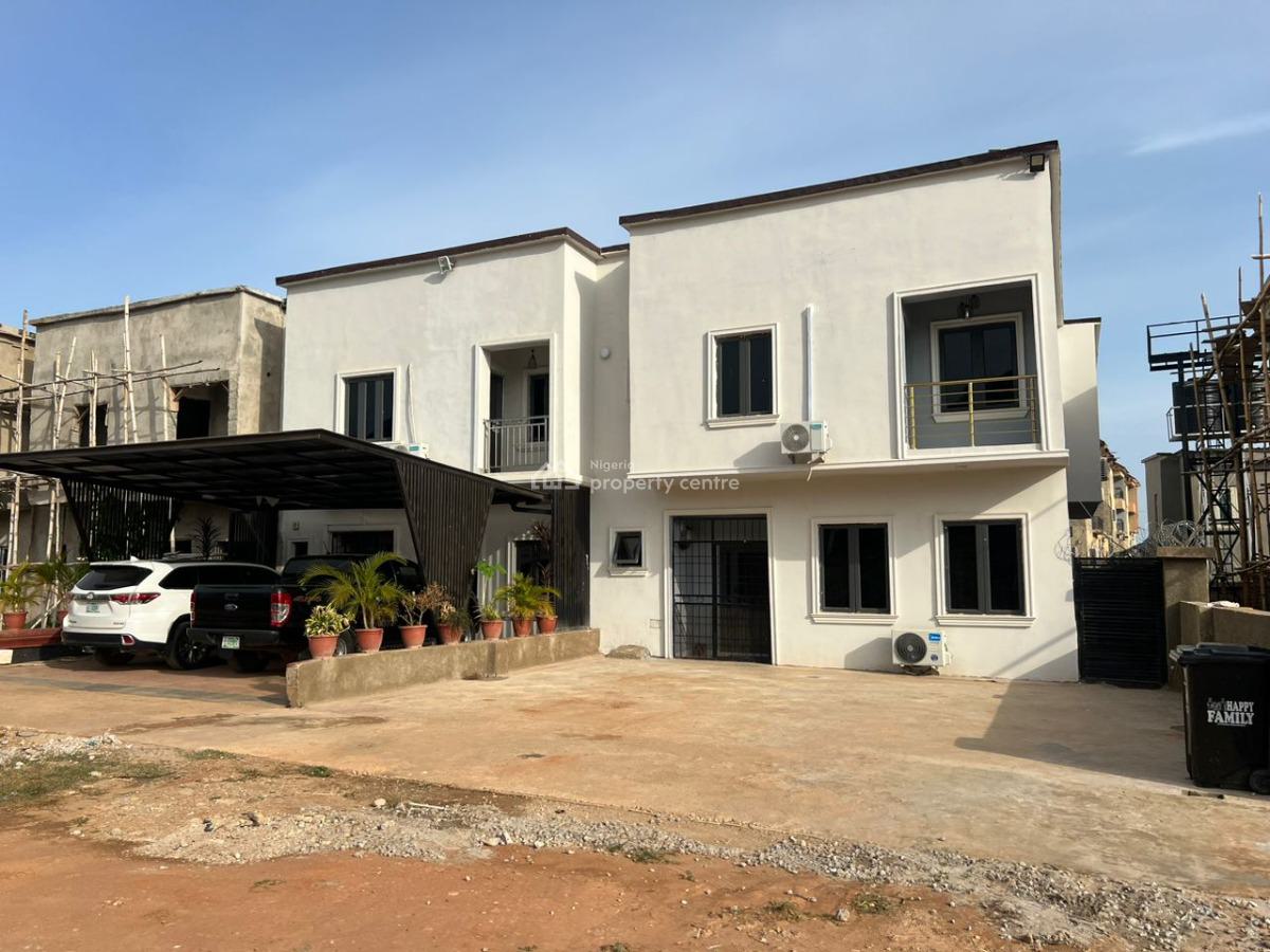 Luxury 3 Bedrooms Ensuite with Bq Carcass, Karsana, Abuja, Terraced Duplex for Sale